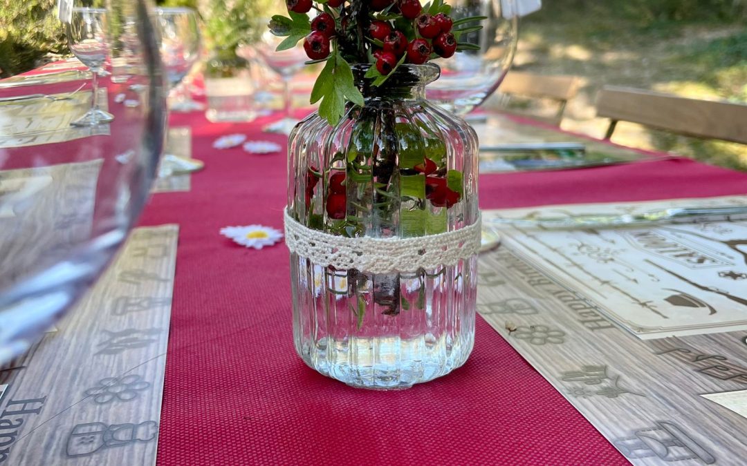 Table de fête Gîte Drôme provençale