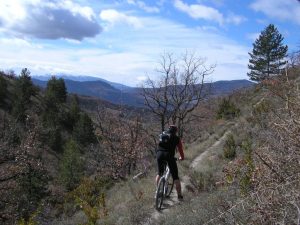 VTT randonnée Drôme Tour des Baronnies en VTT