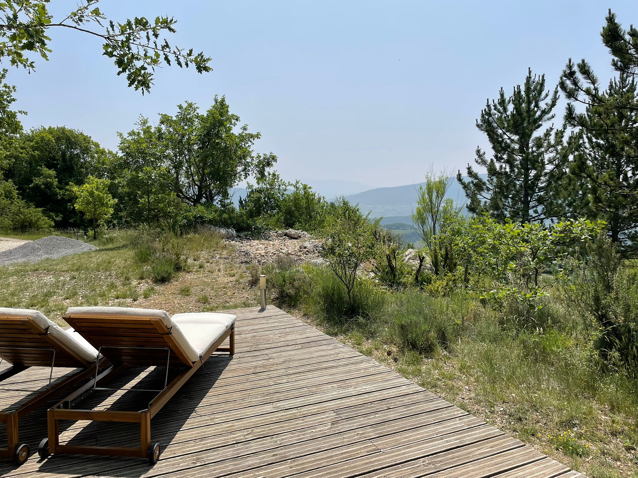 TErrasse Sud vue Mont Ventoux Vacances détente