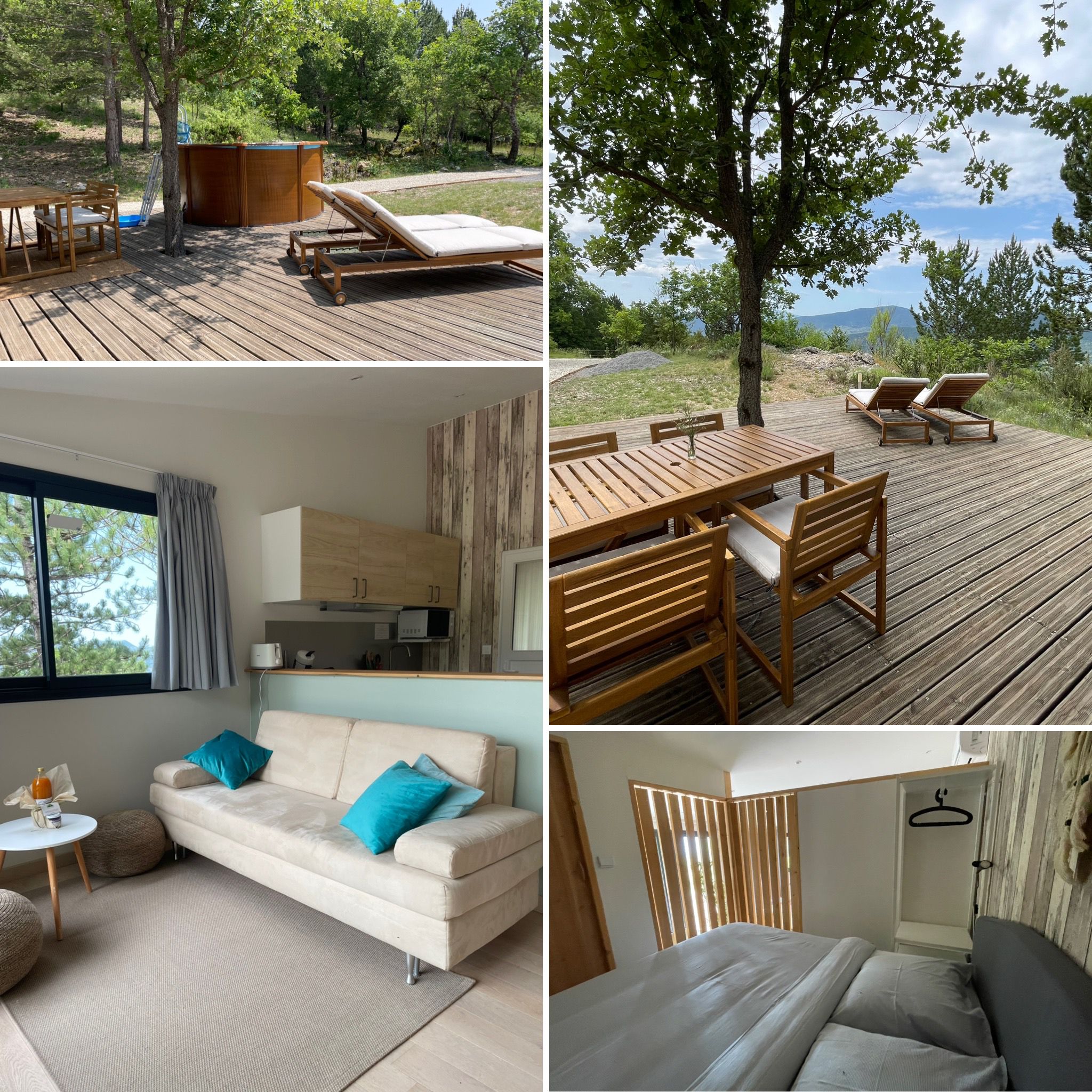 photo mixe sérénité Chalet de vacances en Drôme provençale